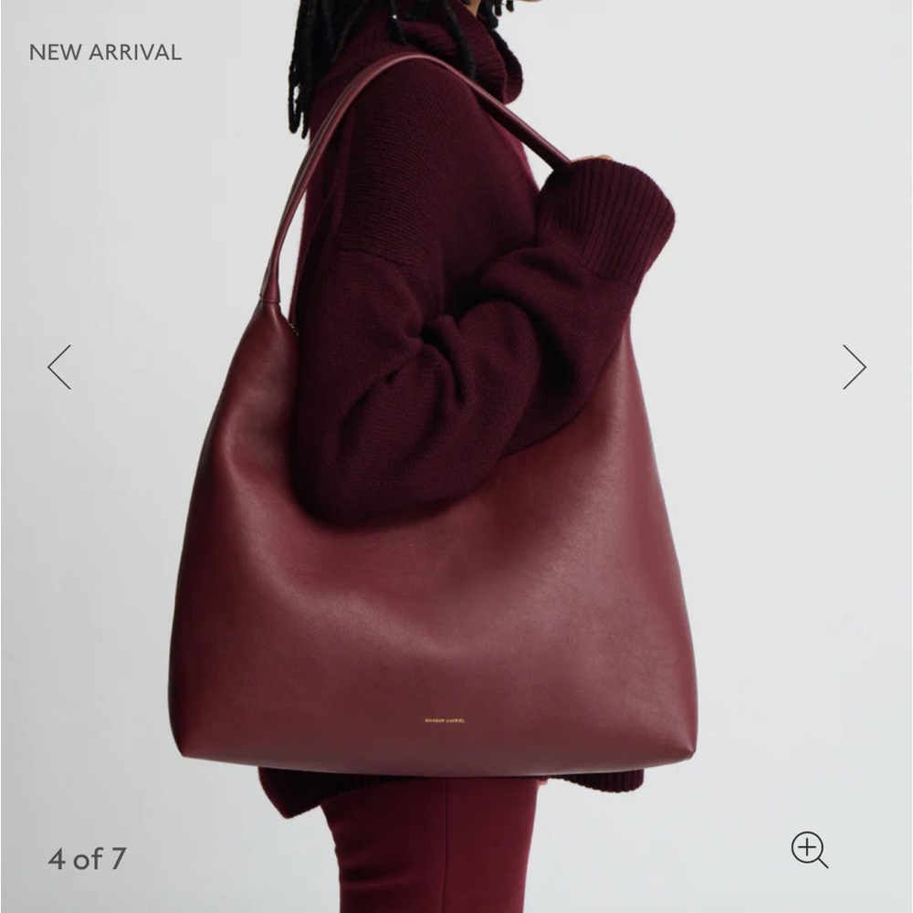 MANSUR GAVRIEL PLUM COLORED LARGE CANDY BAG PERFECT CONDITION